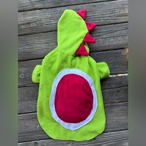 custom Yoshi / dinosaur costume for dogs